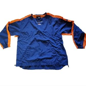 DENVER BRONCOS pullover jacket size L mens made by PUMA